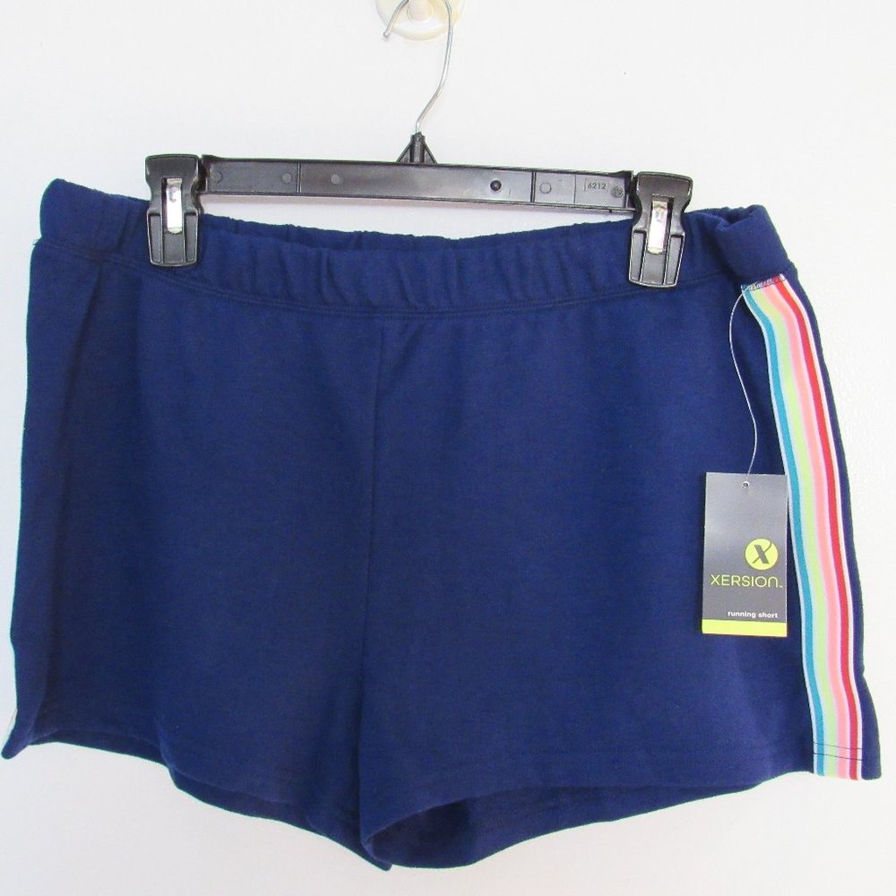 Xersion Girls Plus L Blue Shorts NWT